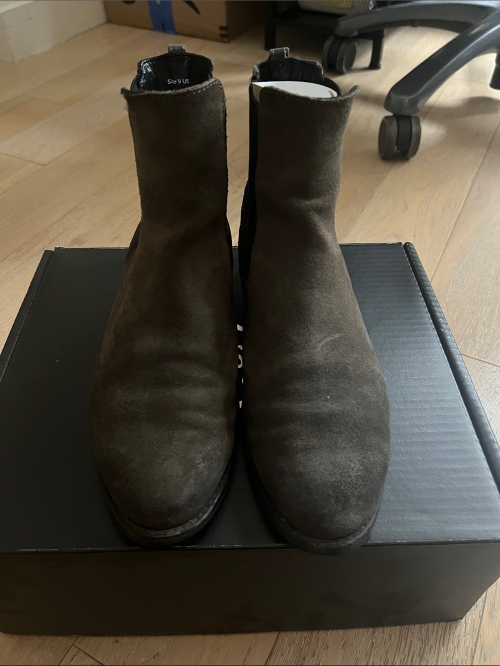Women’s Suede Duchess Boots - Shadow Gray